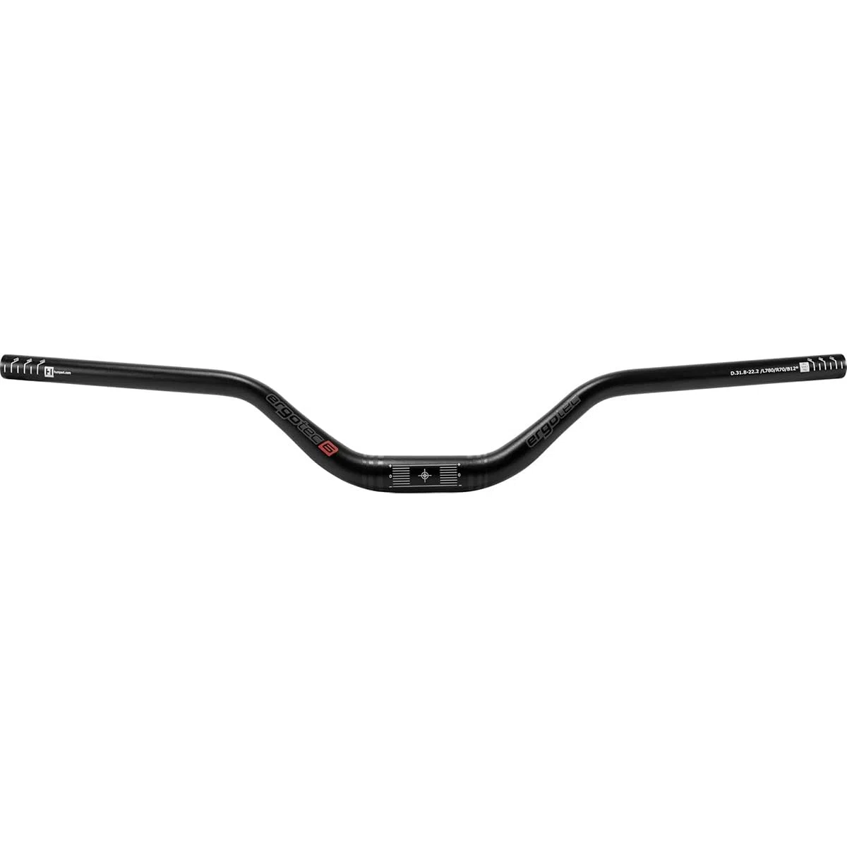 MANILLAR ERGOTEC RISER ALU 780mm 31.8 ALT.70mm 12º