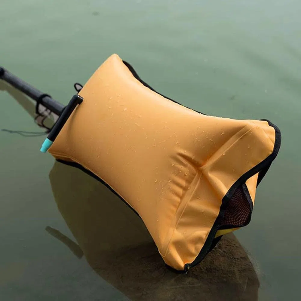DAZZLEEX Kayak Paddle Board gonfiabile galleggiante bag, design doppio airbag con fibbia a sgancio rapido con striscia riflettente per stabilizzare kayak e tavole gonfiabili