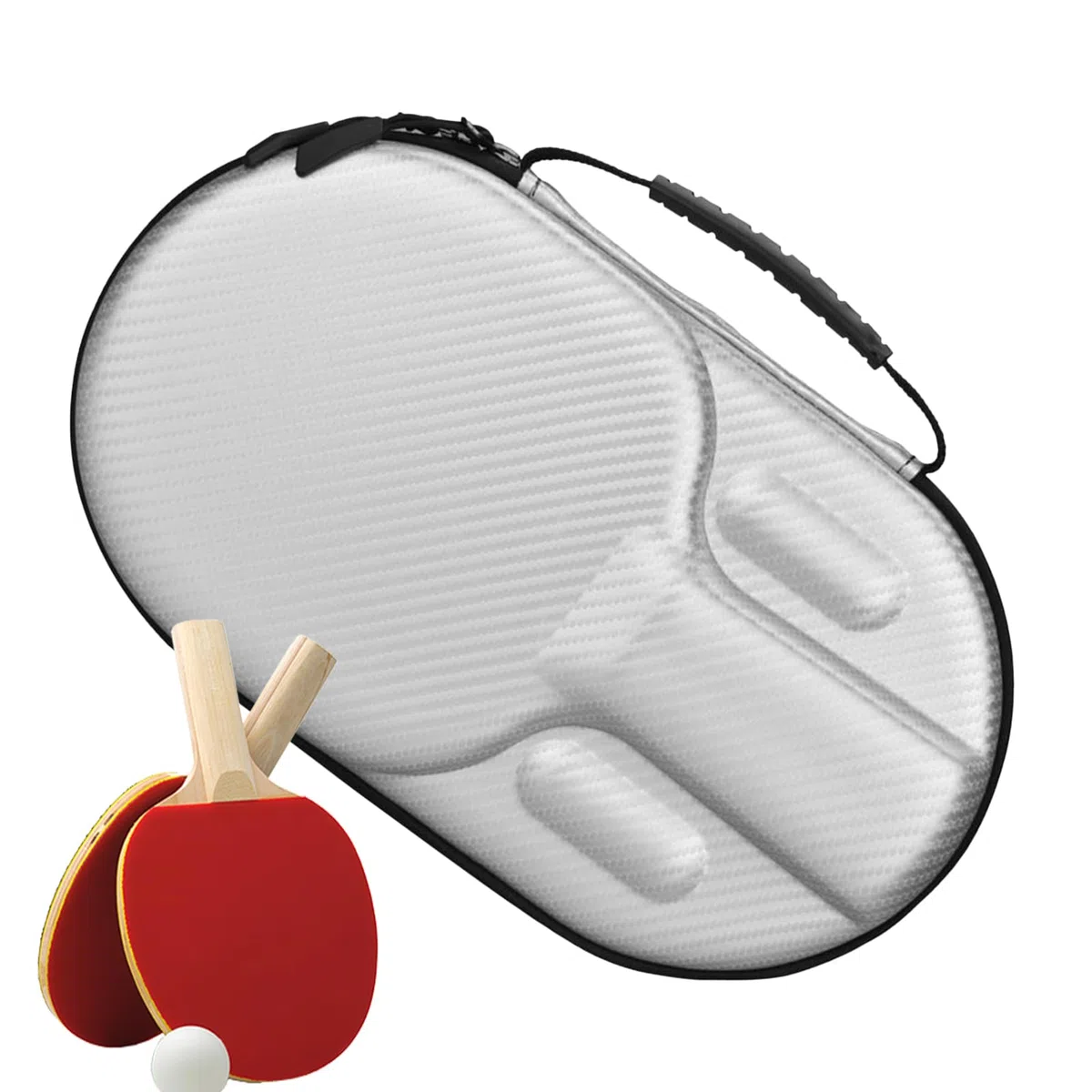 Generico Custodia Rigida Per Tennis Da Tavola Borsa Porta Racchette | Borsa Per Racchette Da Tennis Da Tavolo Per Bambini Ragazzi Adulti Giocatori Di Club Squadre Scolastiche Competitori