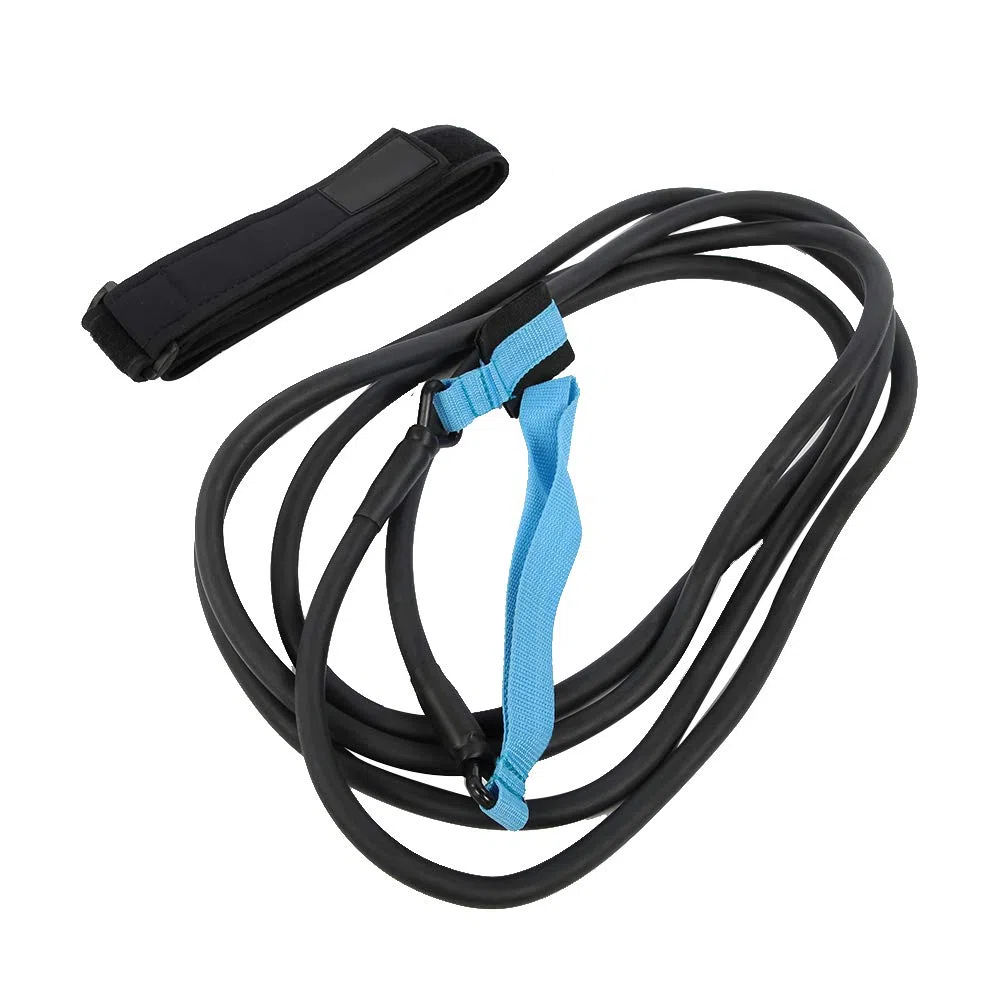 Tbest Cintura di Resistenza Al Nuoto da 4 M per Allenamento in Piscina, Cinturino per Esercizi di Nuoto, Guinzaglio con Lattice Ad Alta elasticità, Accessori per il Fitness in Casa e in Palestra