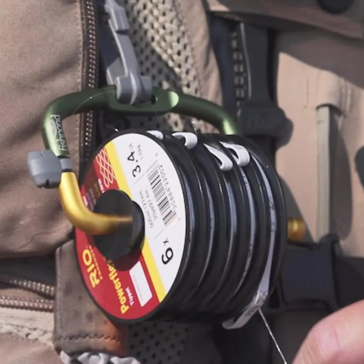 Rio Cancello per pesca a mosca con 2 x ~ 6X-PowerfleX-Tippet attrezzatura da pesca, trasparente
