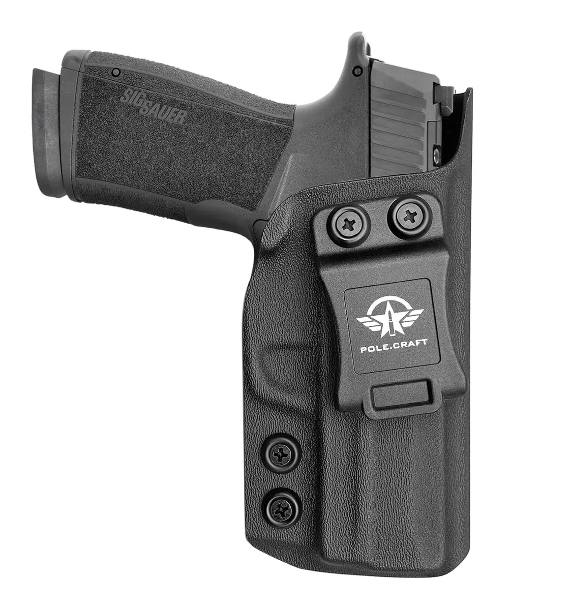 P365 XMacro Fondine Kydex IWB Fondine Custom Fit: Sig Sauer P365 XMacro Pistol - Cintura Interna Nascosta Il Trasporto - Adj. Ritenzione di cant - Copertura Mag bottone - Ingresso allargato