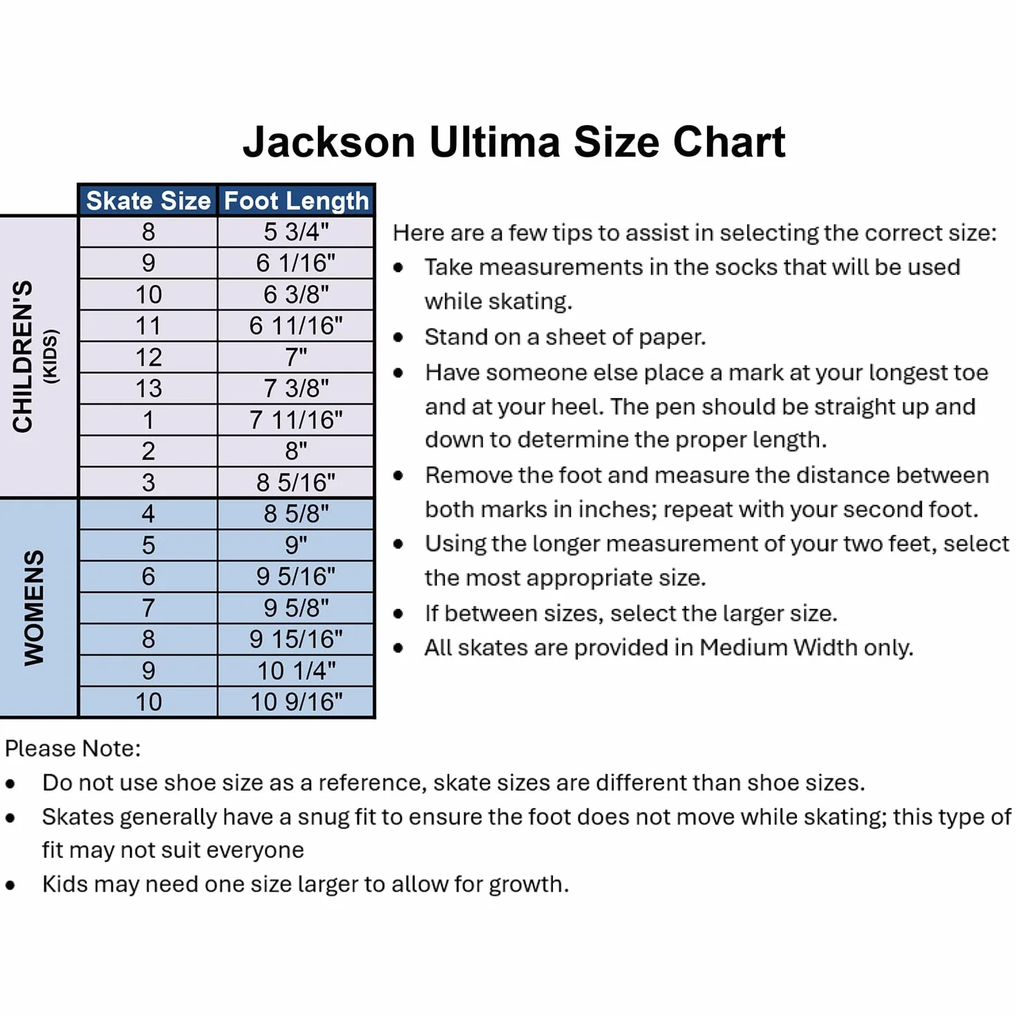 Jackson Ultima Pattini da Ghiaccio per Bambino Classic 200 Supporto Leggero (Stile n. JC204)