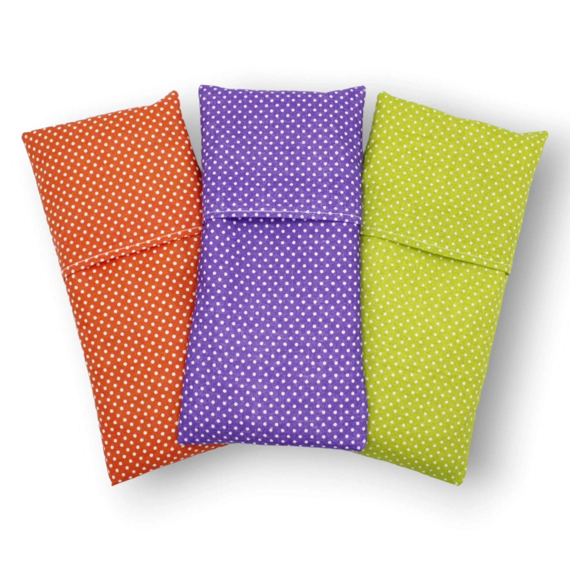 Cuscino per gli occhi "Pack 6 - colours" (contiene 6 interni e 6 fodere lavabili) | Semi di lavanda e riso | Yoga, Meditazione, rilassamento, riposo oculare.