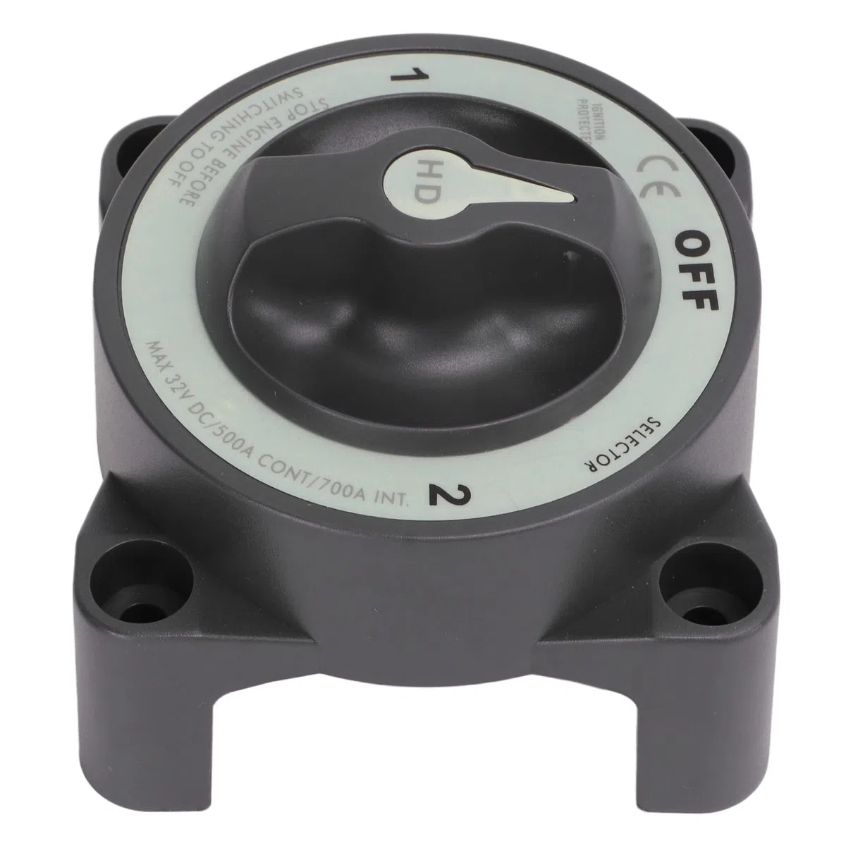 lyrlody 500A 3 POSIZIONE Interruttore Batteria a 3 Posizioni Switch Selector Interruttore a Vie Disconnect IP66 IP66 IPTROUR per le Barche a Benzina per Marino con Cavi AFD per Impieghi Pesanti