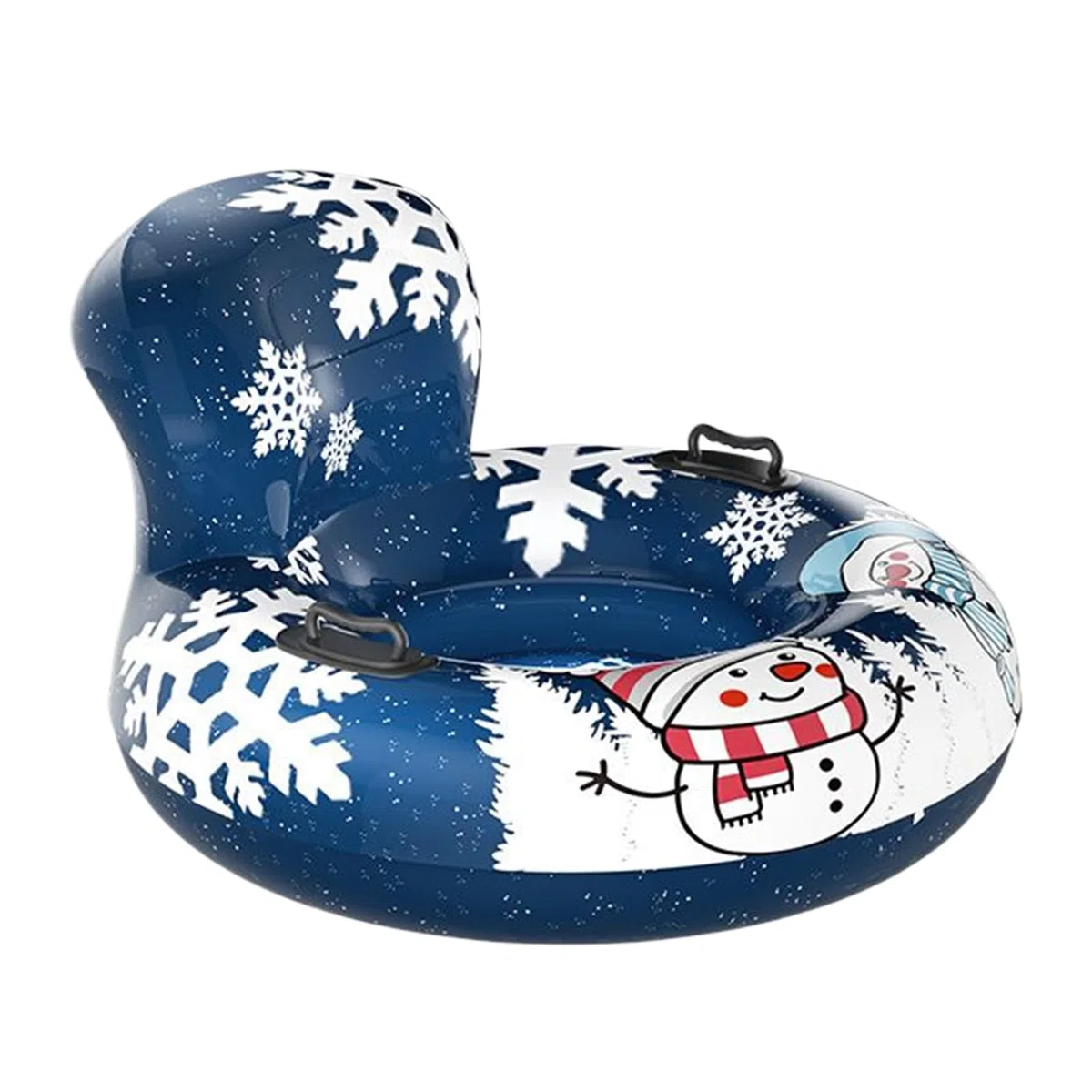 Slittino Gonfiabile per Neve Cerchio Gonfiabile Da Neve Con Maniglia | Ciambella Da Slittino Antiusura per Giardino Spiaggia Piscina Festa Inverno