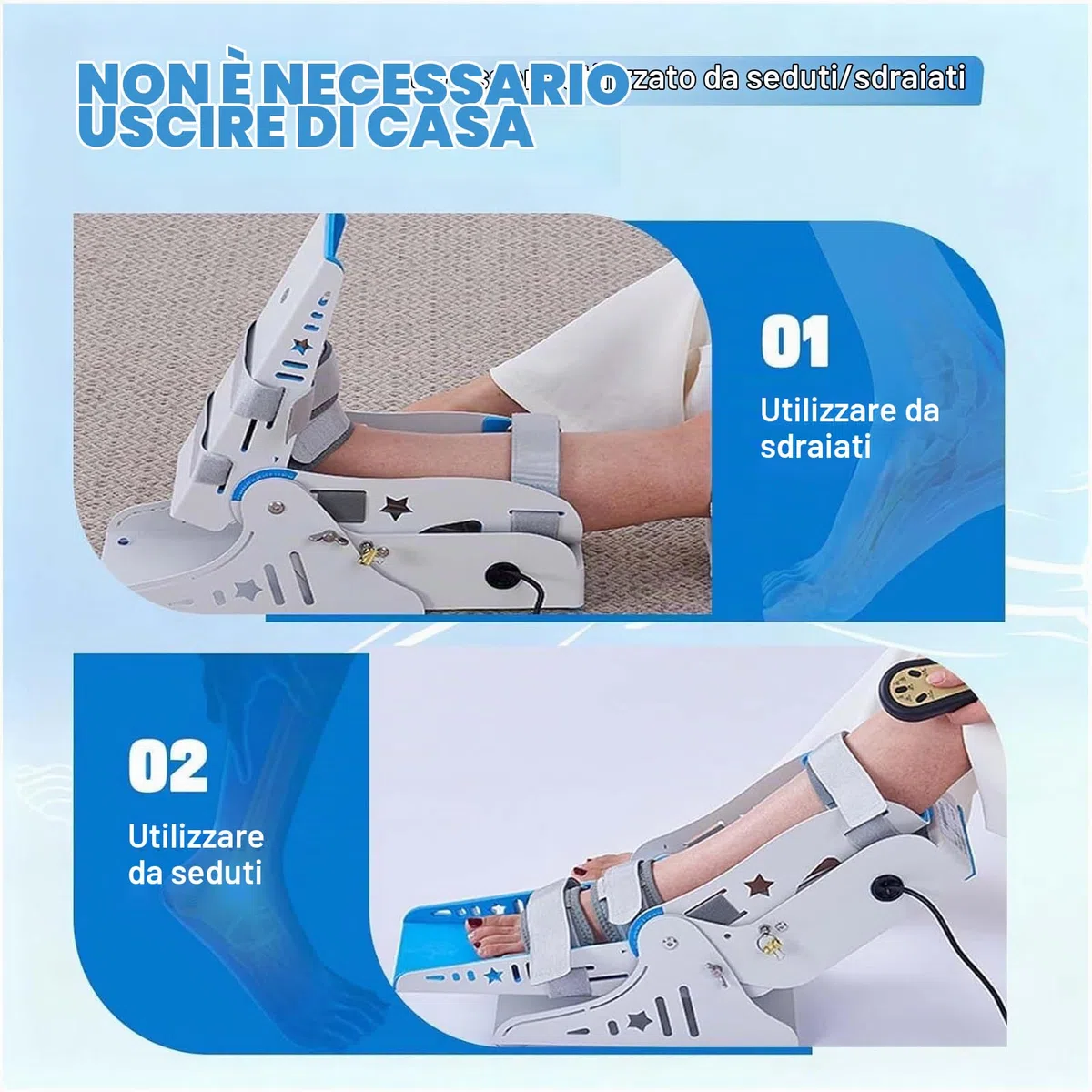 Allenatore Elettrico For Caviglia, Macchina For La Riabilitazione Della Flessione Delle Dita Dei Piedi E Della Dorsiflessione, Piede Con Dita Rotte, Cure Post-operatorie