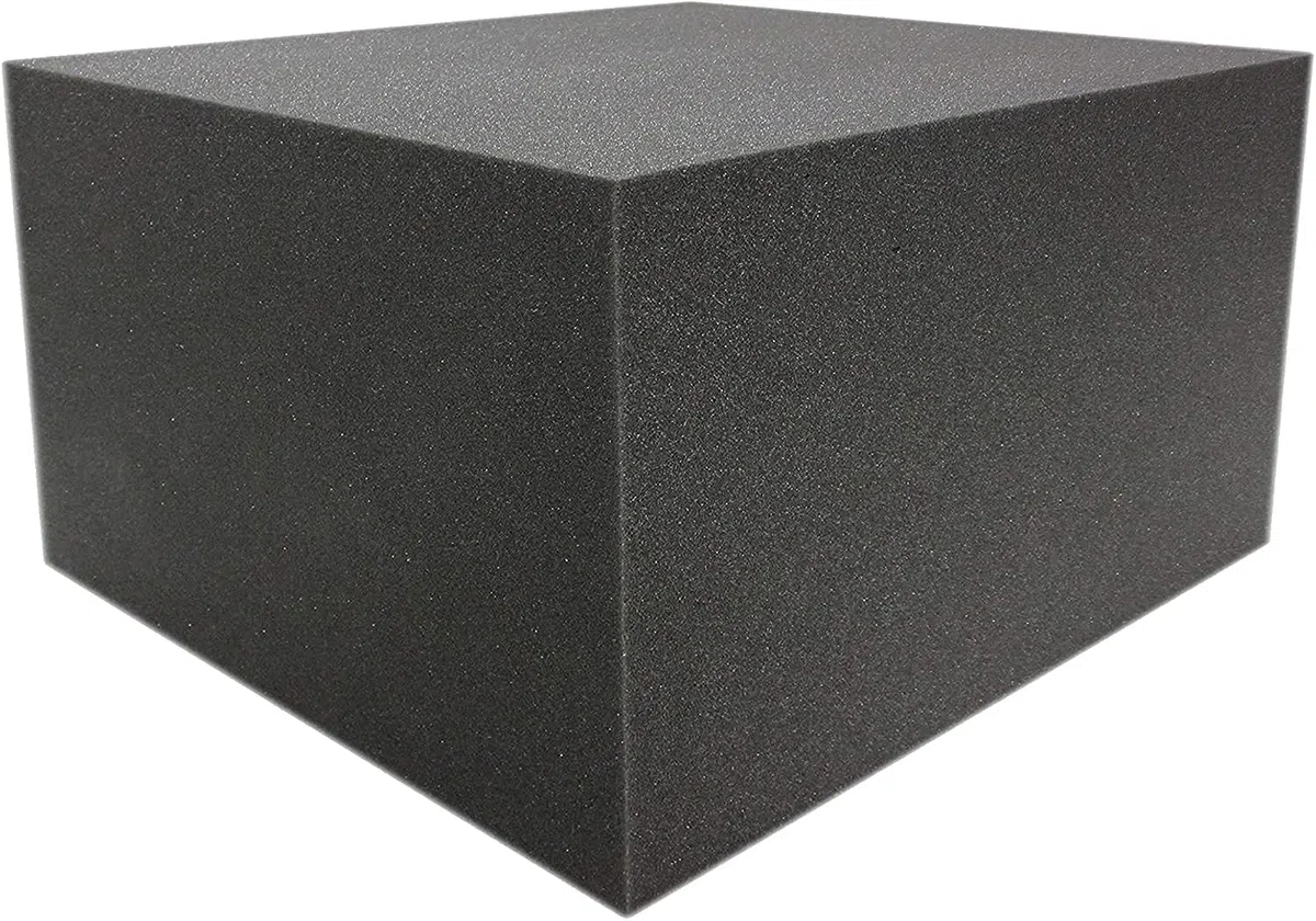 Cubo in gommapiuma, colore: nero (RG25/44), bianco (RG40/60), per bambini, per esercizi posturali (ernia del disco), da usare anche come cuscino ortopedico