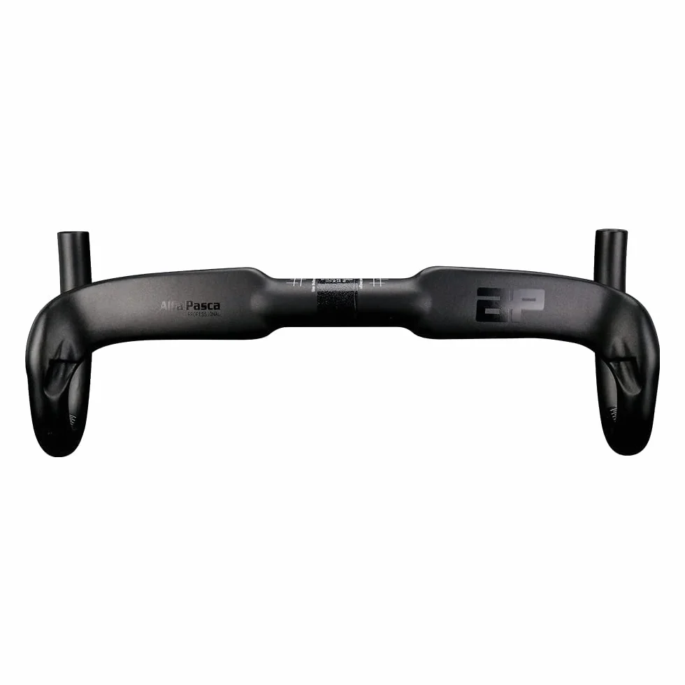 Alfa Pasca 31.8 Manubrio da Corsa Carbonio instradamento Interno manubrio 420mm nero carbonio ciclismo UD opaca