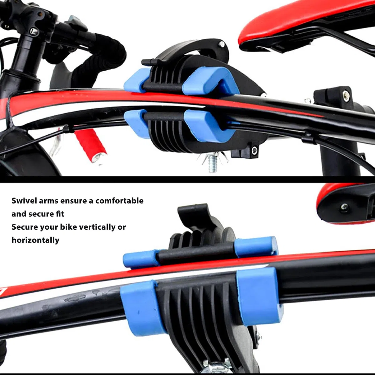 Cavalletto per riparazione bici, morsetto riparazione biciclette montaggio a parete Supporto rack di manutenzione biciclette domestico regolabile carichi pesanti garage o mountain