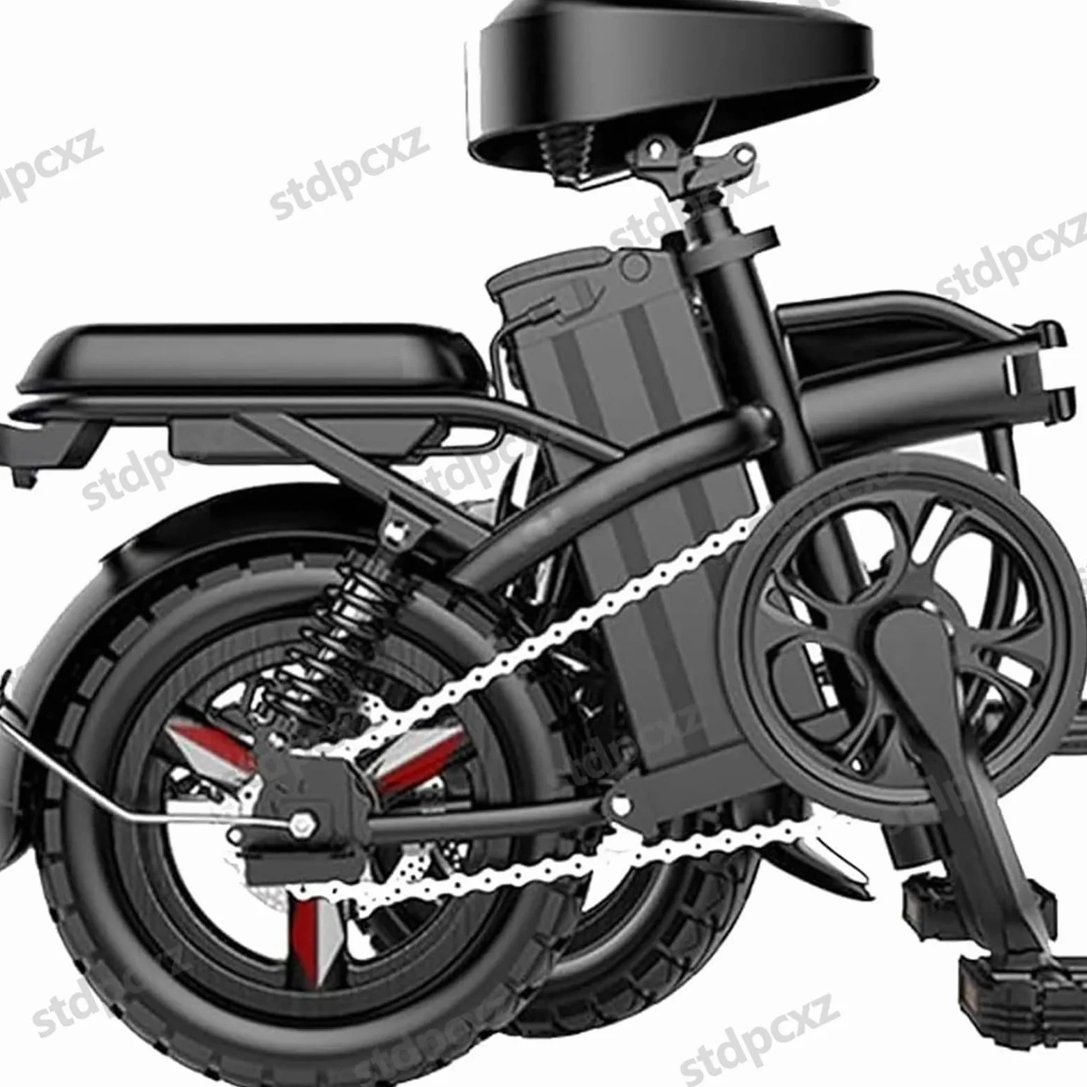 Batteria Per Bici Elettrica 36V 13AH Con Caricabatteria, Batteria Di Ricambio Agli Ioni Di Litio Da 36V, Batteria Al Litio Per Bici Elettrica 36V 13Ah, 4-pin