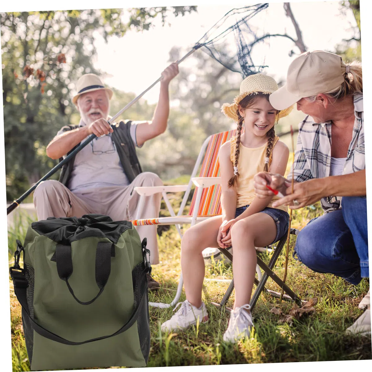 Toyvian Borsa per Stivali da Pesca Oxford, Organizer per Scarpe Alte, Custodia Traspirante per Accessori da Pesca e Stivali da Pioggia