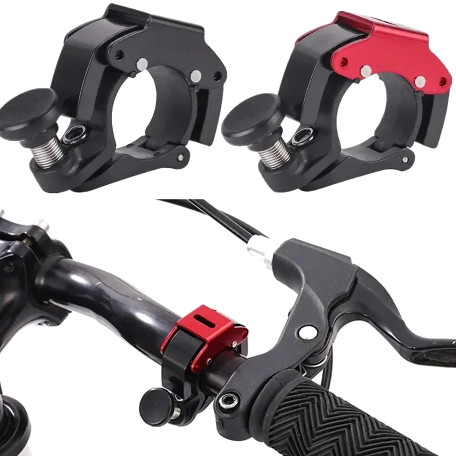 Campanello per bicicletta 8 pezzi in acciaio inox anello per bicicletta MTB Ciclismo Horn Bike Bell Manubrio Sound Horn per la sicurezza della bicicletta Accessori per bici elettriche