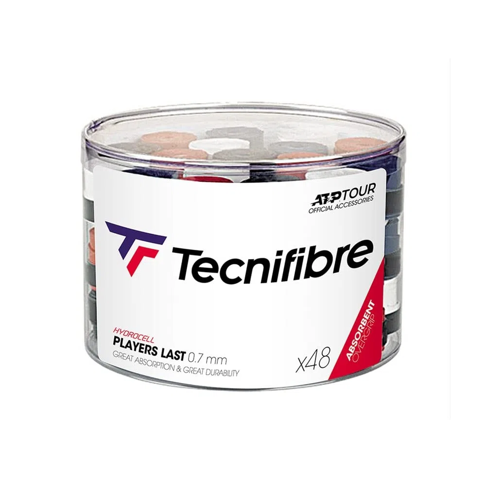 Tecnifibre Scatola 48 OVERGRIP Player Last Nero