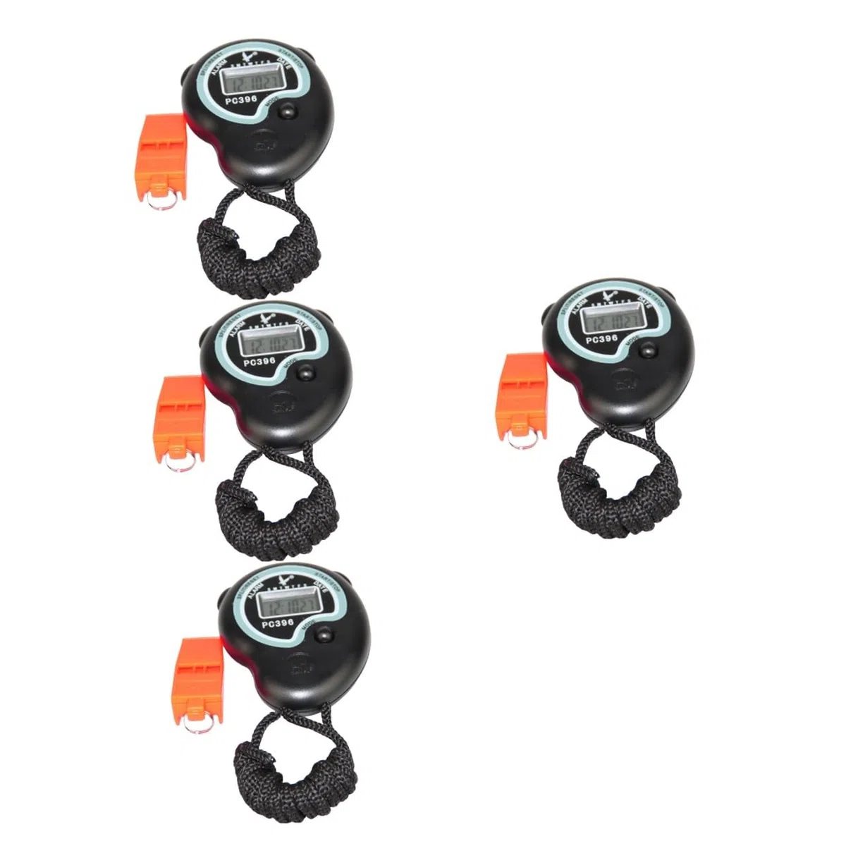 Toddmomy 4 Set Cronometro Sportivo con Completo per Allenatori e Cronometraggio e Visualizzazione Data Design Ergonomico e Allerta Vibratione per Corsa e Fitness