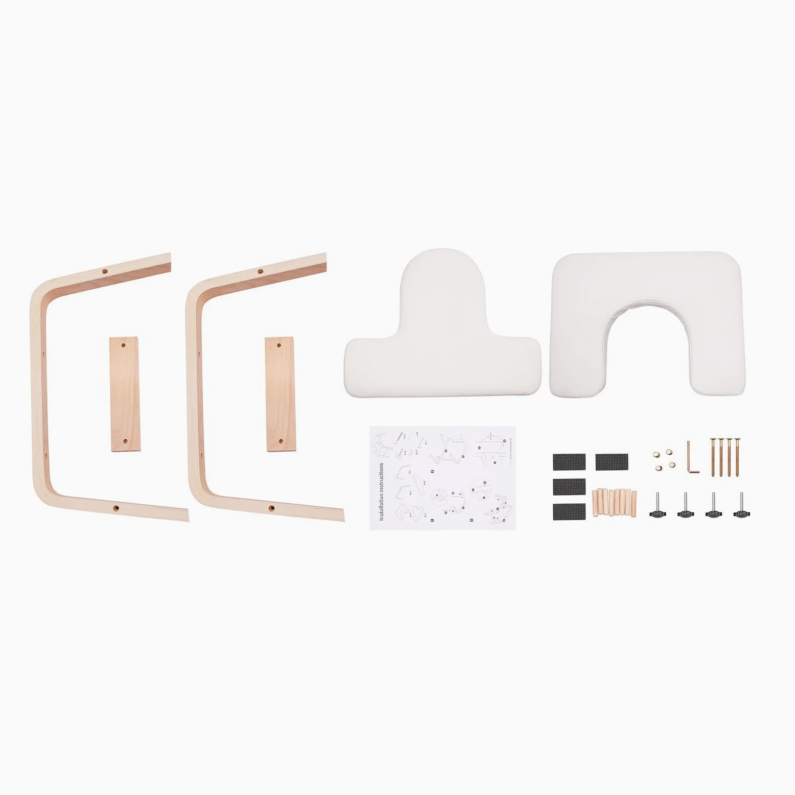 Yoga Sgabello - Headstand Bench - Inversione Chair - Wood and PU Pads