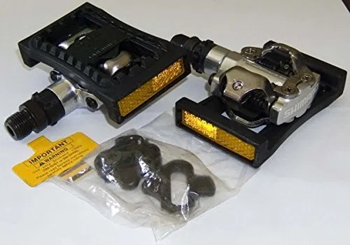 Shimano PDM-520 - Pedali in argento con tacchetti e clip SM-PD22 inclusi