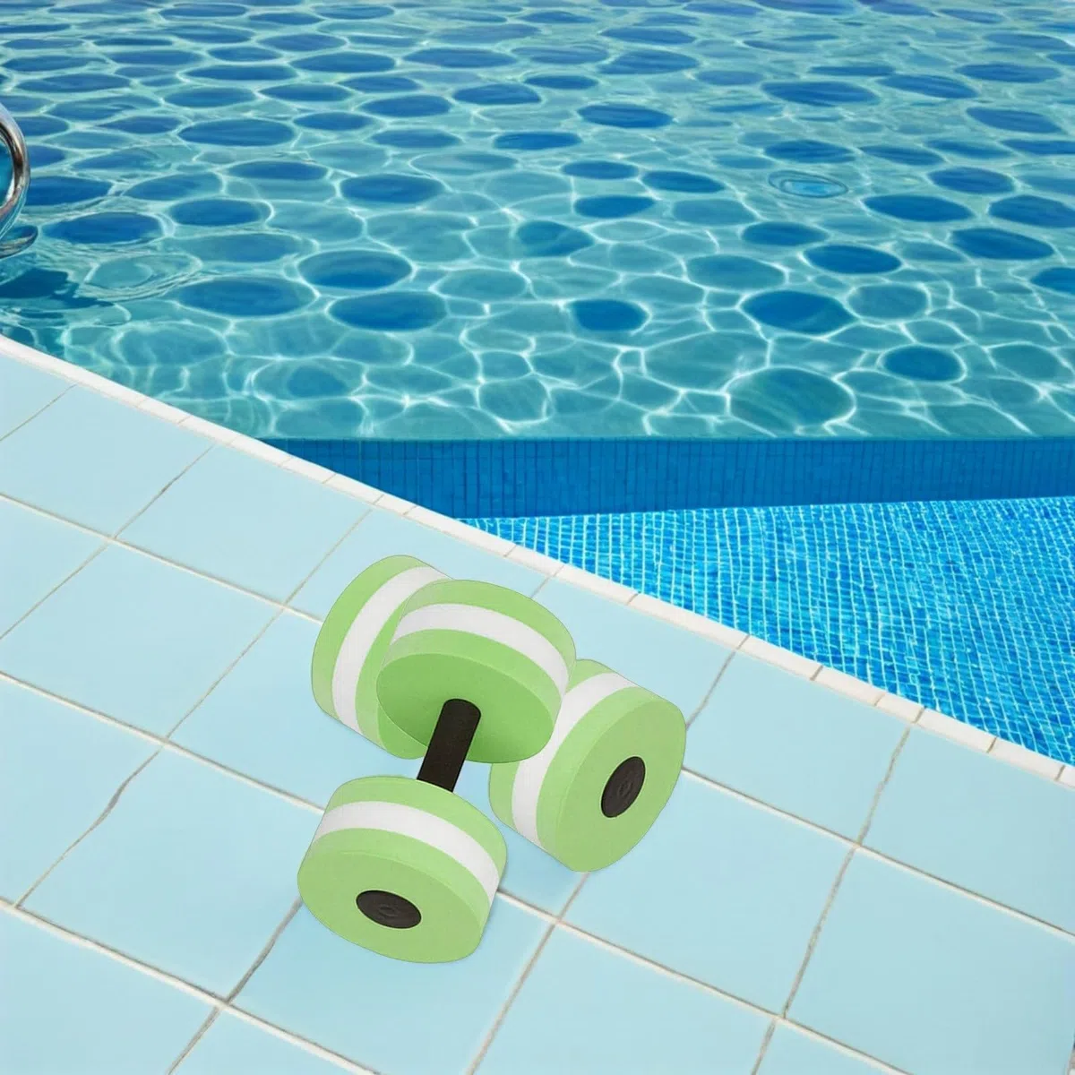 UPKOCH Manubri Acquatici 2 Pezzi in Eva per Esercizi in Acqua | Verdi, per Aqua e Water Walking, Set da Due Elementi per Allenamento in Piscina