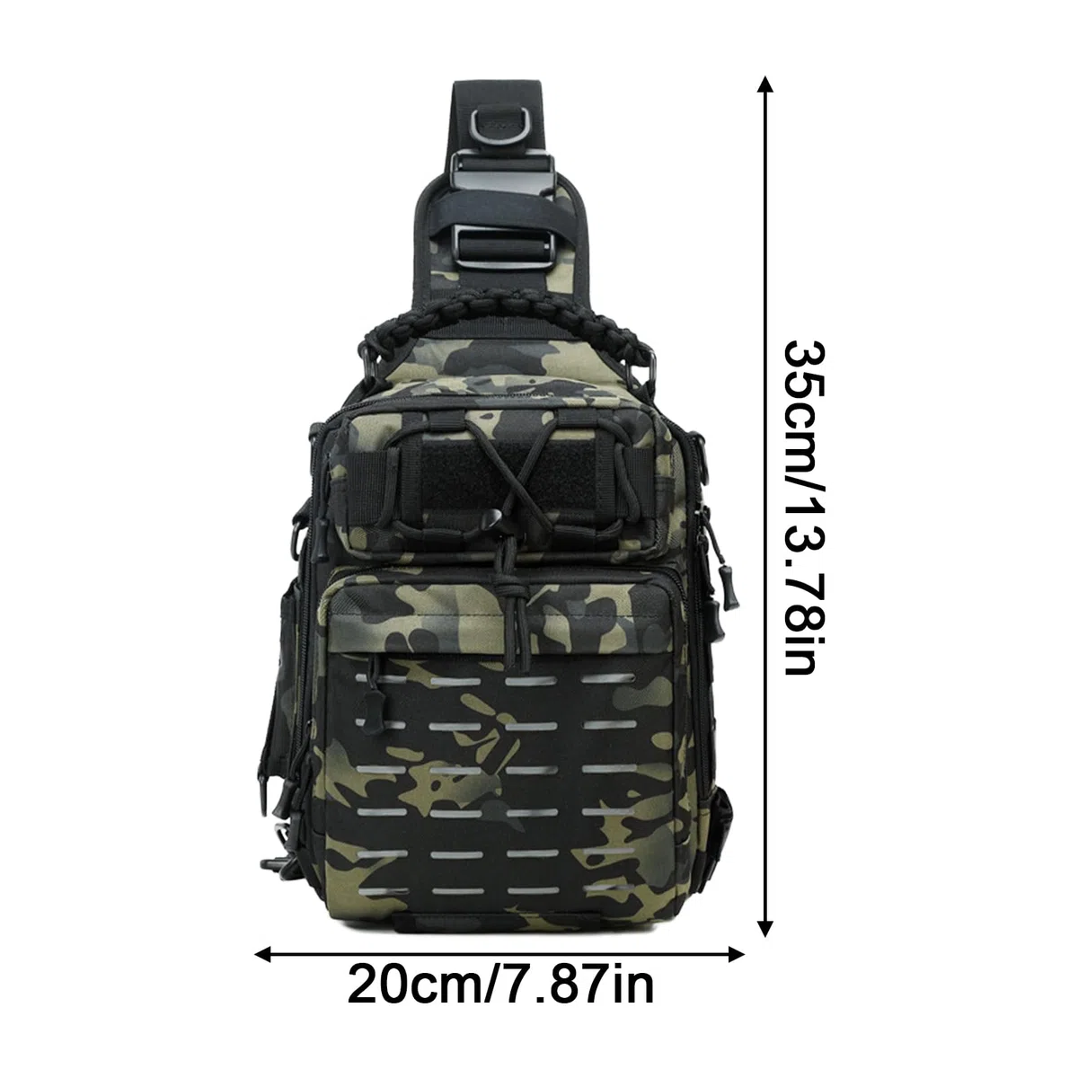 Borsa per attrezzatura da pesca - Borsa a tracolla da pesca Borsa a tracolla da pesca con grande capacità, borsa per attrezzatura da pesca | Borsa da pesca all'aperto Borsa a tracolla con fascia