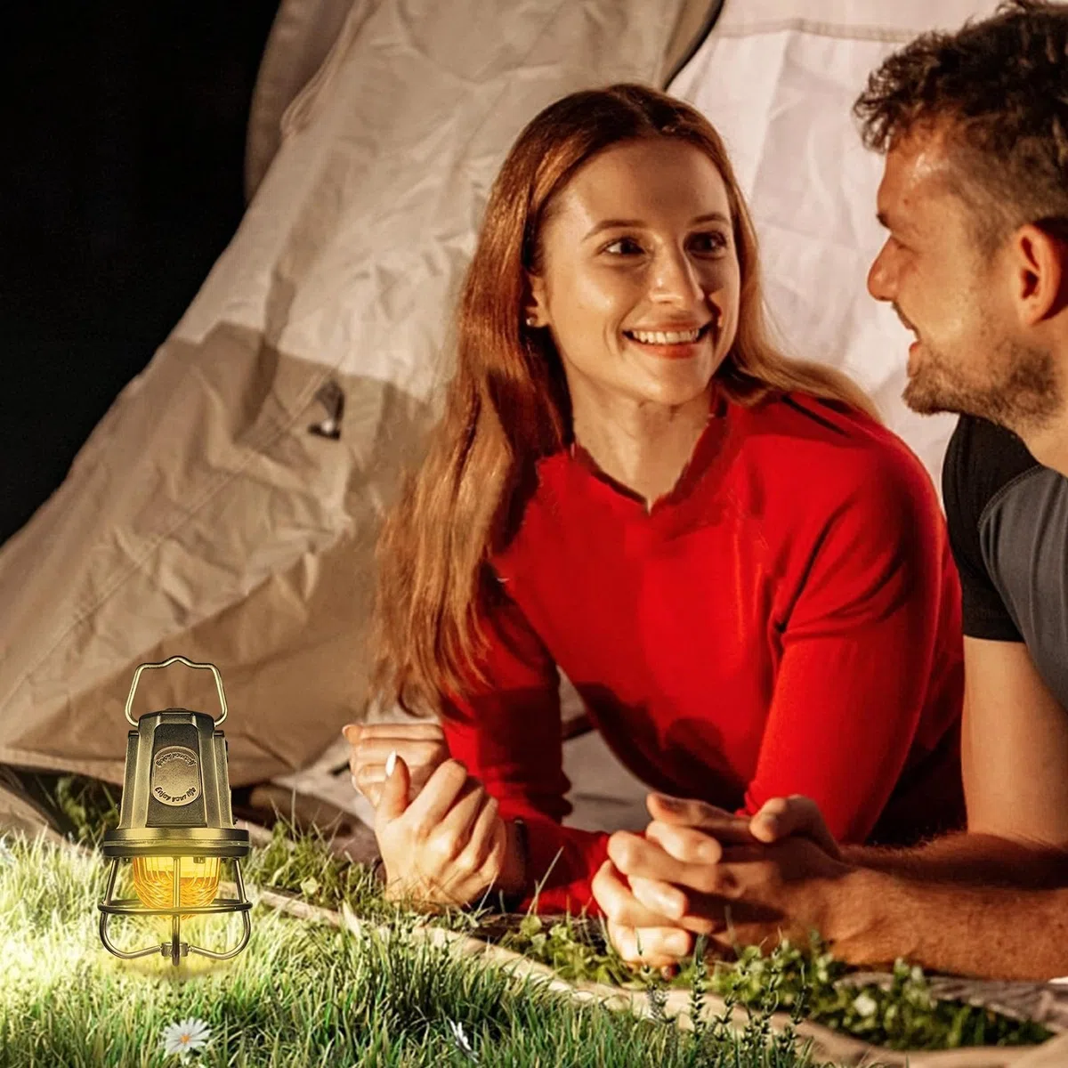 Lanterna Da Campeggio Lampada da Sopravvivenza con Dimmer e 4 Temperature | Illuminazione per Campeggio all'Aperto Per Tenda Escursionismo All'Aperto Baldacchino Balcone Interruzione Di