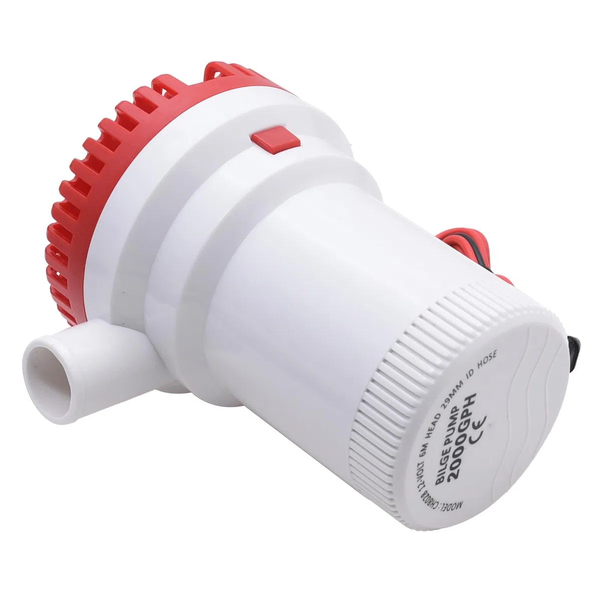 KAOLALI 12V 2000GPH Pompa di Sentina 29mm Pompa Acqua Barca Elettrica Sommersa Pompa di Sentina per Barca Marine Yacht