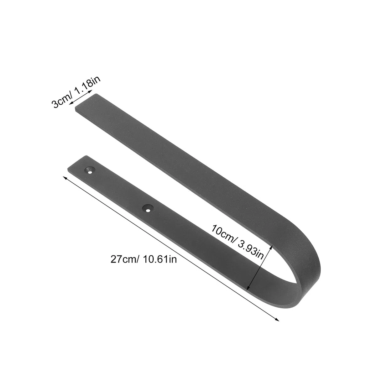 BESPORTBLE Grucce da Sci per Parete Appendiabiti in Metallo Resistente Gancio Portaoggetti Multifunzionale per Skateboard Articoli per Casa