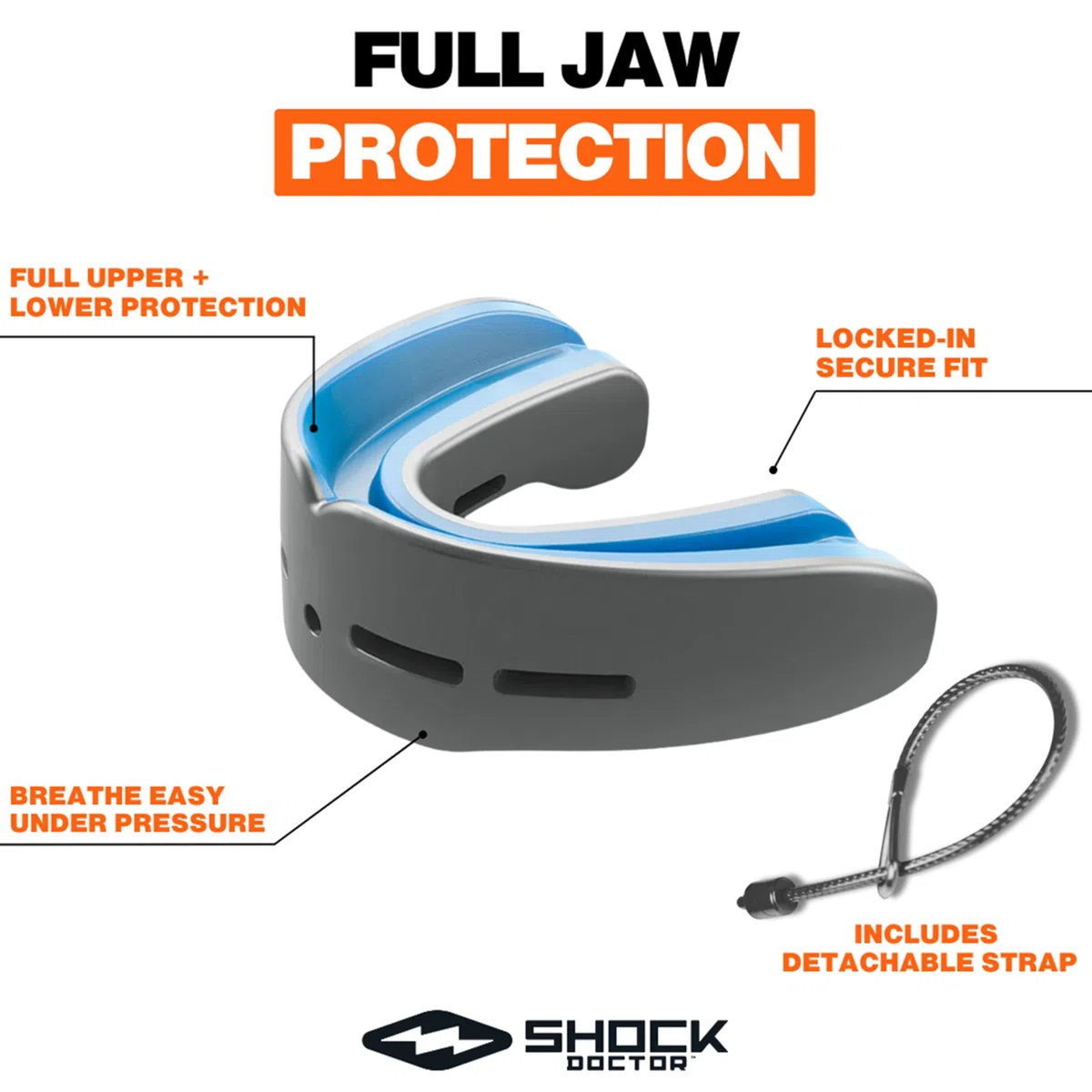 Shock Doctor Nano doppio paradenti per bambini