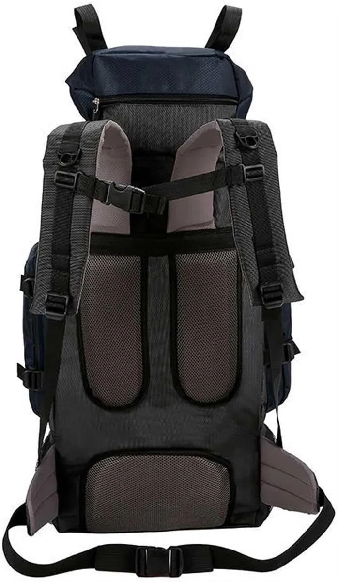 Borsa da Alpinismo Zaini da Trekking Unisex da 90 Litri Zaini Leggeri da Trekking Leggeri per Arrampicata in Campeggio All'aperto Escursionismo Zaino(Navy)