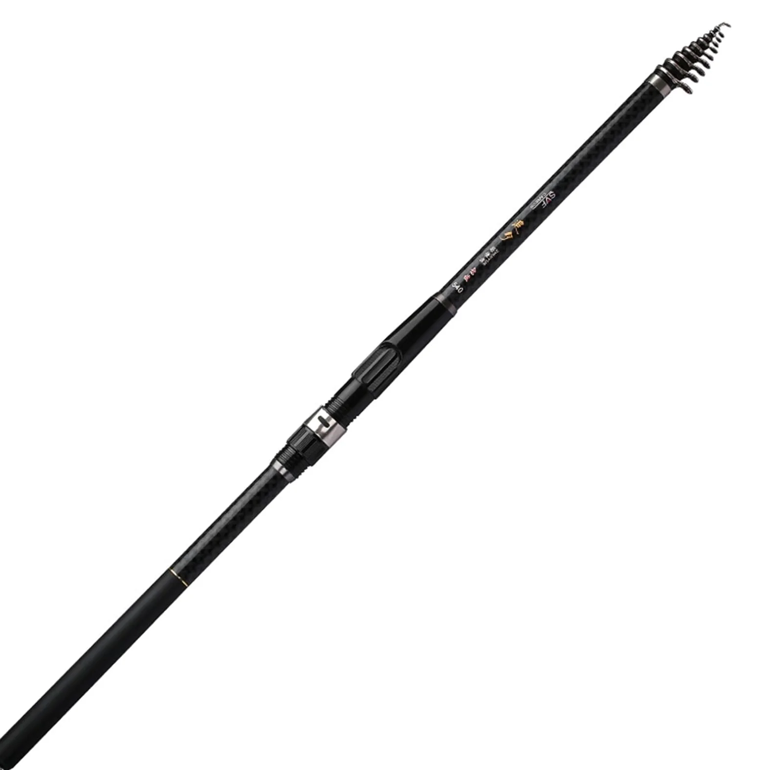 Canna da Pesca a Mosca Canna da Pesca telescopica in Carbonio Nero 6,30 m, 7,2 m, 5,4 m, Canna da Pesca a Mano, Canna da Pesca a Doppio Uso, Attrezzatura da Pesca, Canna da Surf Casting