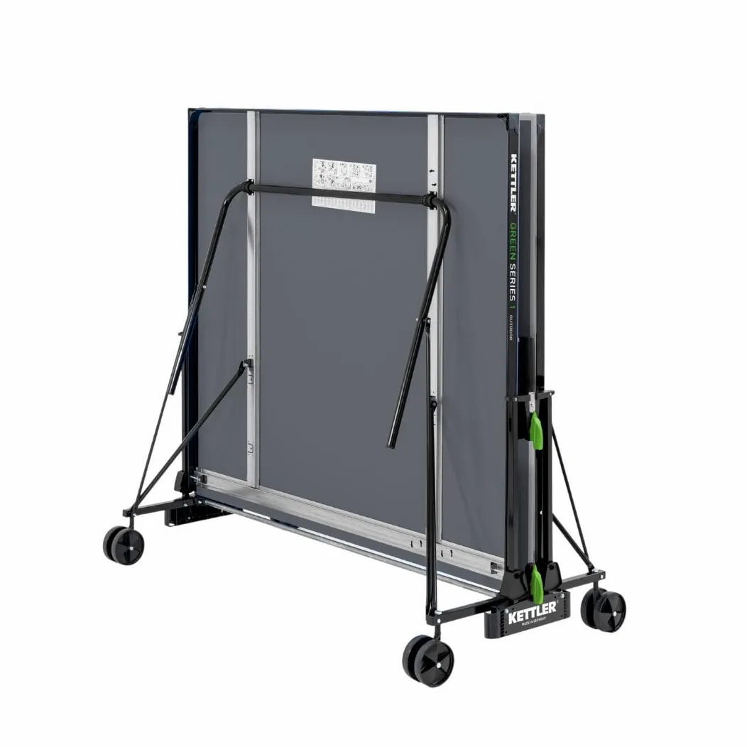 Kettler K1 - Tavolo da tennis da tavolo da esterno e interno, formato torneo, resistente ai graffi, in resina melamina 4 mm, resistente alle intemperie, pieghevole, prodotto in Germania