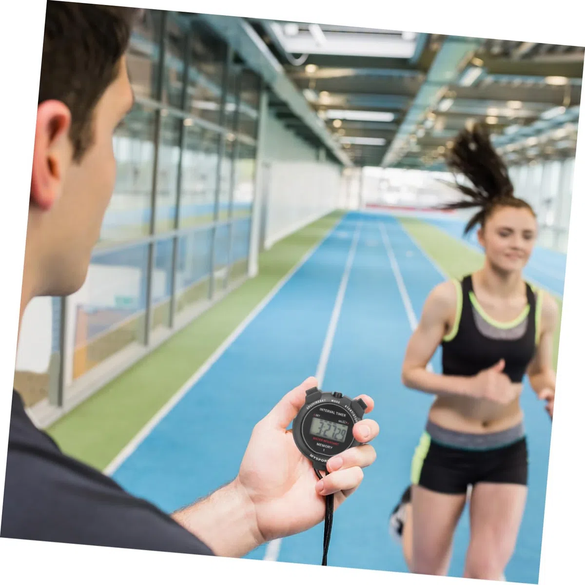 ifundom 5 Pezzi Cronometro per Sport Corsa e Allenamento Timer Elettronico Design Controllo per Utilizzo Facile e Duraturo