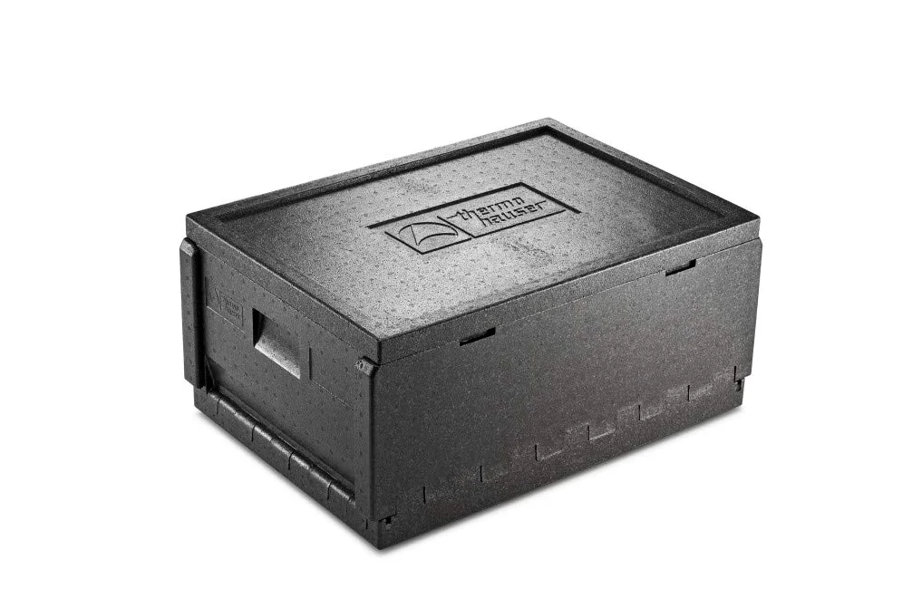 Thermohauser EPP-Thermobox Vario - Contenitore termico universale con coperchio, 71,5 l, colore: Nero