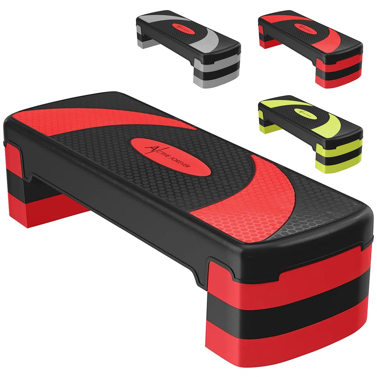 Step Fitness casa, Step da Aerobica, 3 altezze regolabili, Adatto a casa e in ufficio, Attrezzi palestra casa
