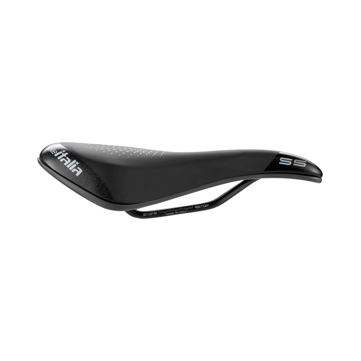 Selle Italia - Confortevole City Bike Sella S 5 Lady Superflow Donna, Rail FeC Alloy Ø7, Soft-Tek, Gel Ultra Comfort, Durevole, Nastro Riflettente Alta Visibilità, Ergonomico