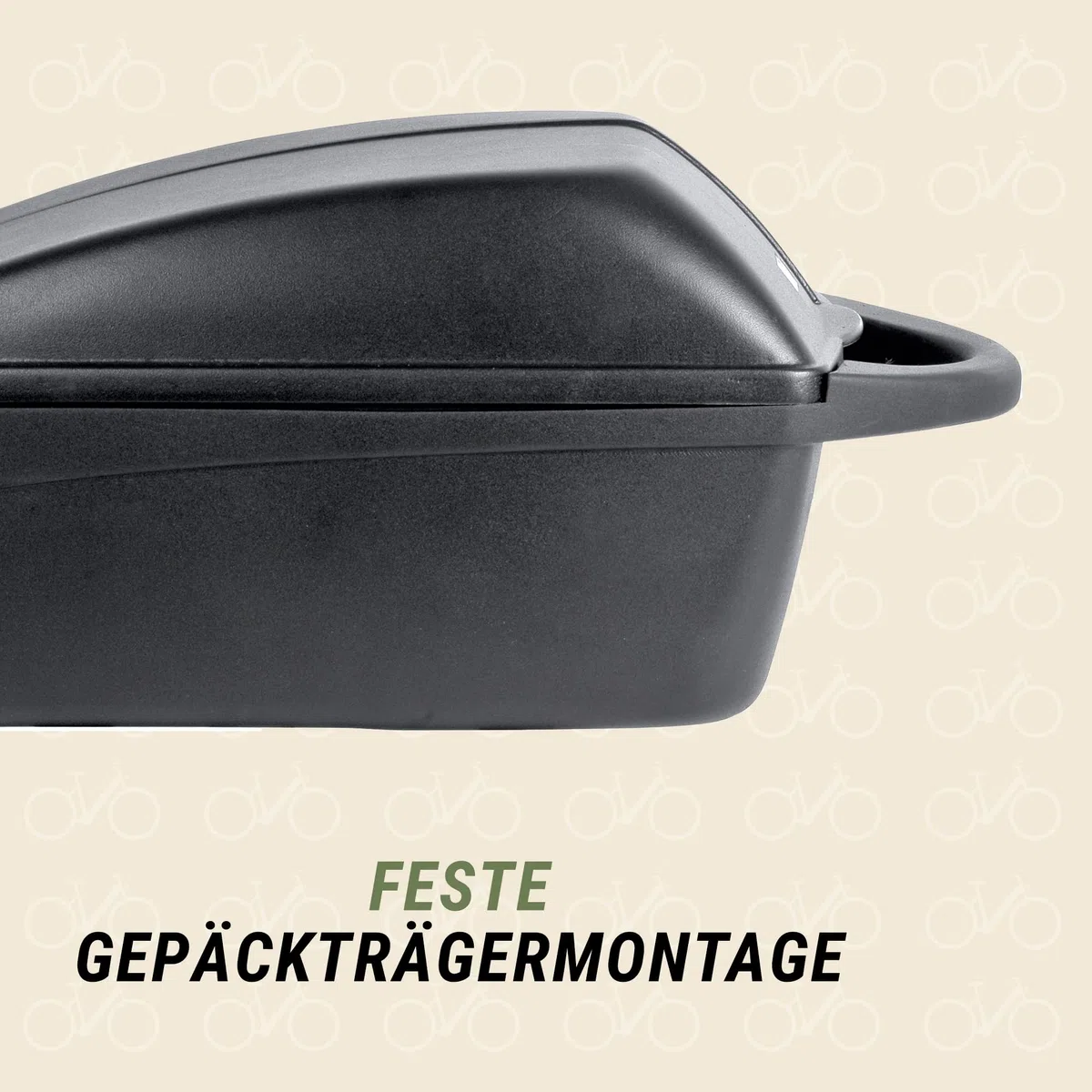 Prophete – Portapacchi per Bicicletta con Sgancio Rapido, 5 kg / 11 L, in Plastica, Richiudibile, Nero