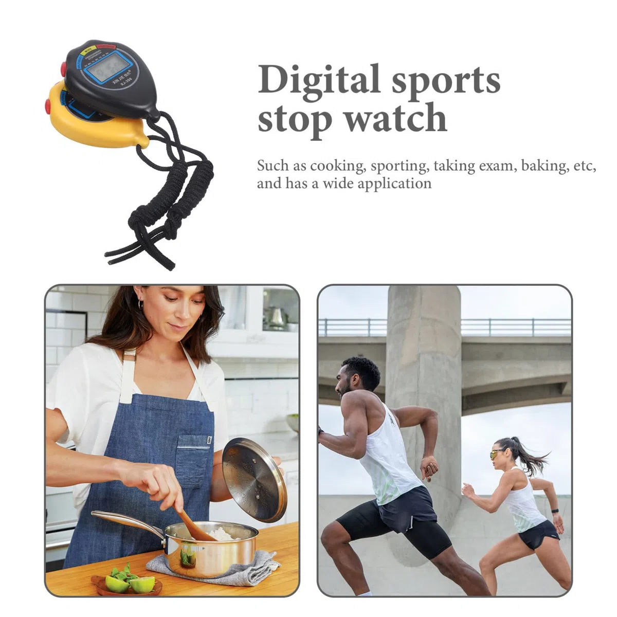 TOYANDONA Timer Sportivo Digitale Timer Fisico Display Elettronico Cronometro Multi Tempismo Cronometri per Allenatori di Grandi Dimensioni Addominali