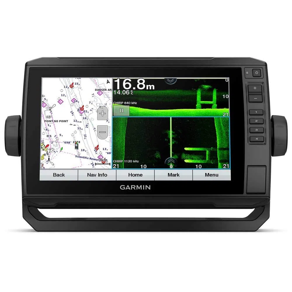 Garmin Echomap Uhd - Chartplotter LCD da 9", 1 kg, base precaricata in tutto il mondo, compatibile con Garmin Highwide CHIRP Tradizionale Sonar & GT54