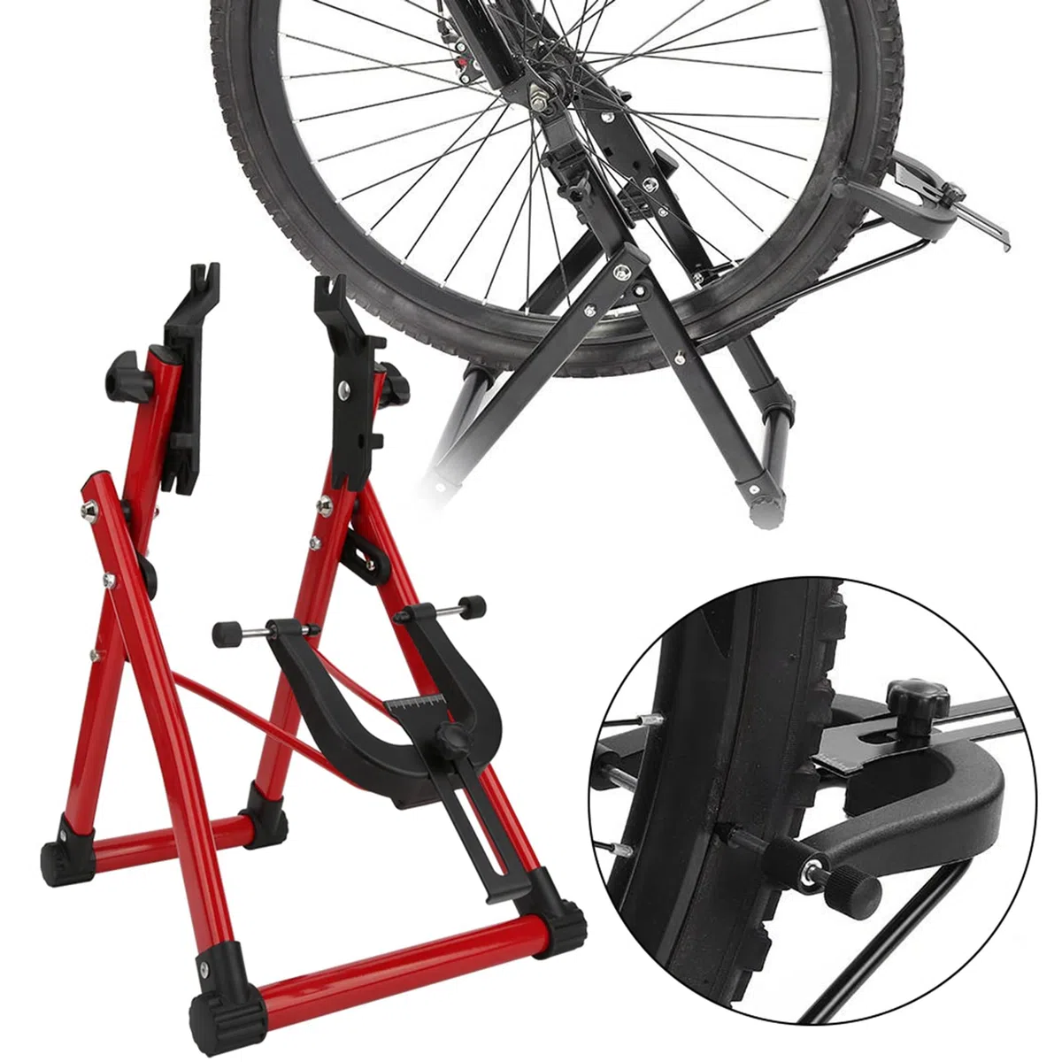 Supporto per Centraruote per Bicicletta, Centraruote Bici Manutenzione Ruote per Bicicletta Manutenzione Ruote per Bicicletta Usato per La Riparazione della Bicicletta