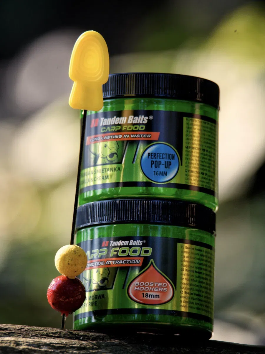 Tandem Baits Set di 22 Carp Hook Baits Fishing Box XXL | Mini Pop Up Boilies 12 mm | Pop Up Boilies 16 mm | Diffusion Booster Attractor | Carpfishing Pesche Pesca Accessori | Alimentatore per la Carpa