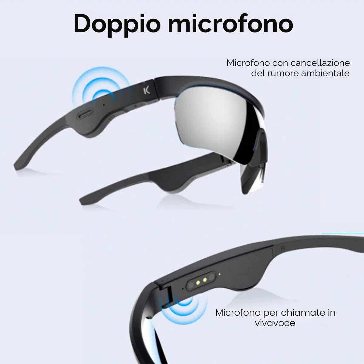 GAFAS DE SOL DEPORTIVAS CON AUDIO BLUETOOTH KSIX