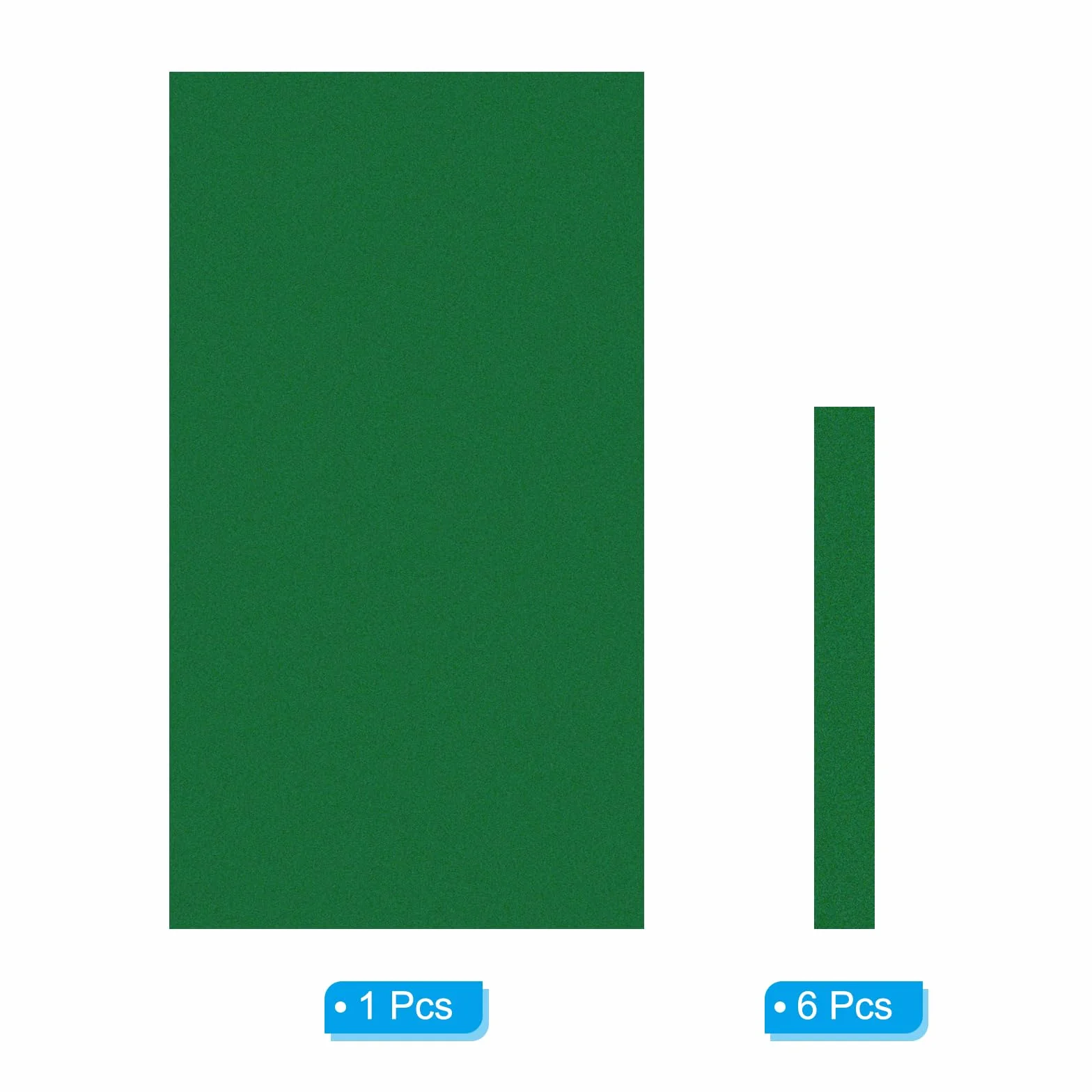 PATIKIL Tessuto per Biliardo 9ft, Feltro per Tavolo Biliardo Professionale con 6 Strisce Panno, Accessori Ricambio in Panno Biliardo per Bar Club, Verde