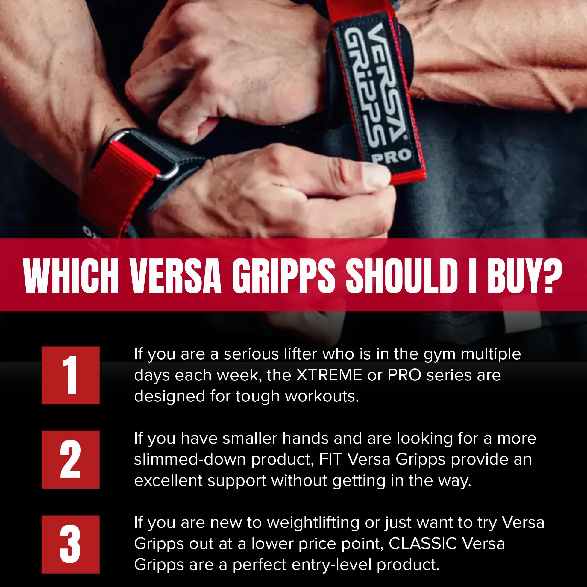 Versa Gripps® Classic Autentico. Il miglior Accessorio da Allenamento al Mondo. Prodotto negli USA