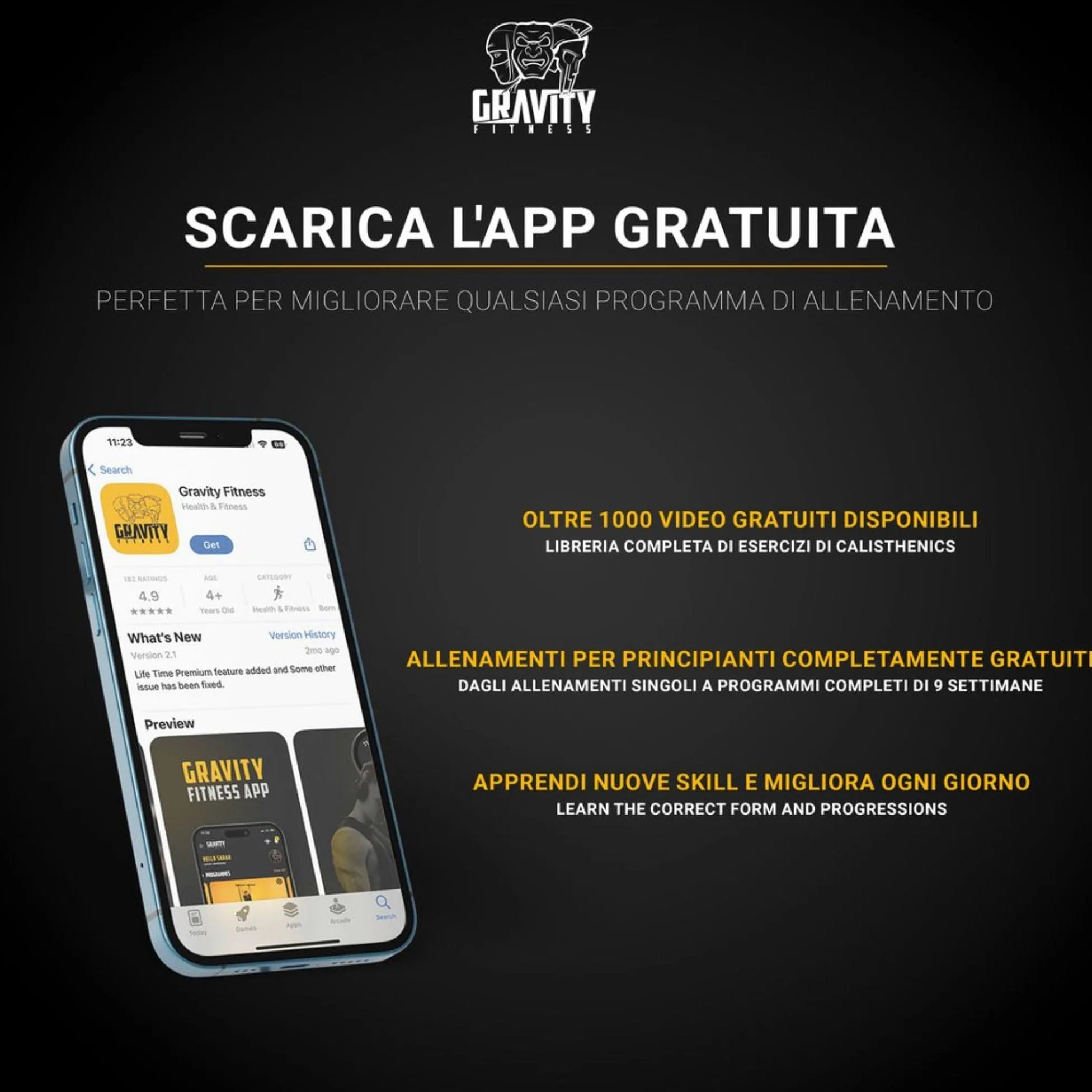 Gravity Fitness Anelli da Ginnastica in Legno
