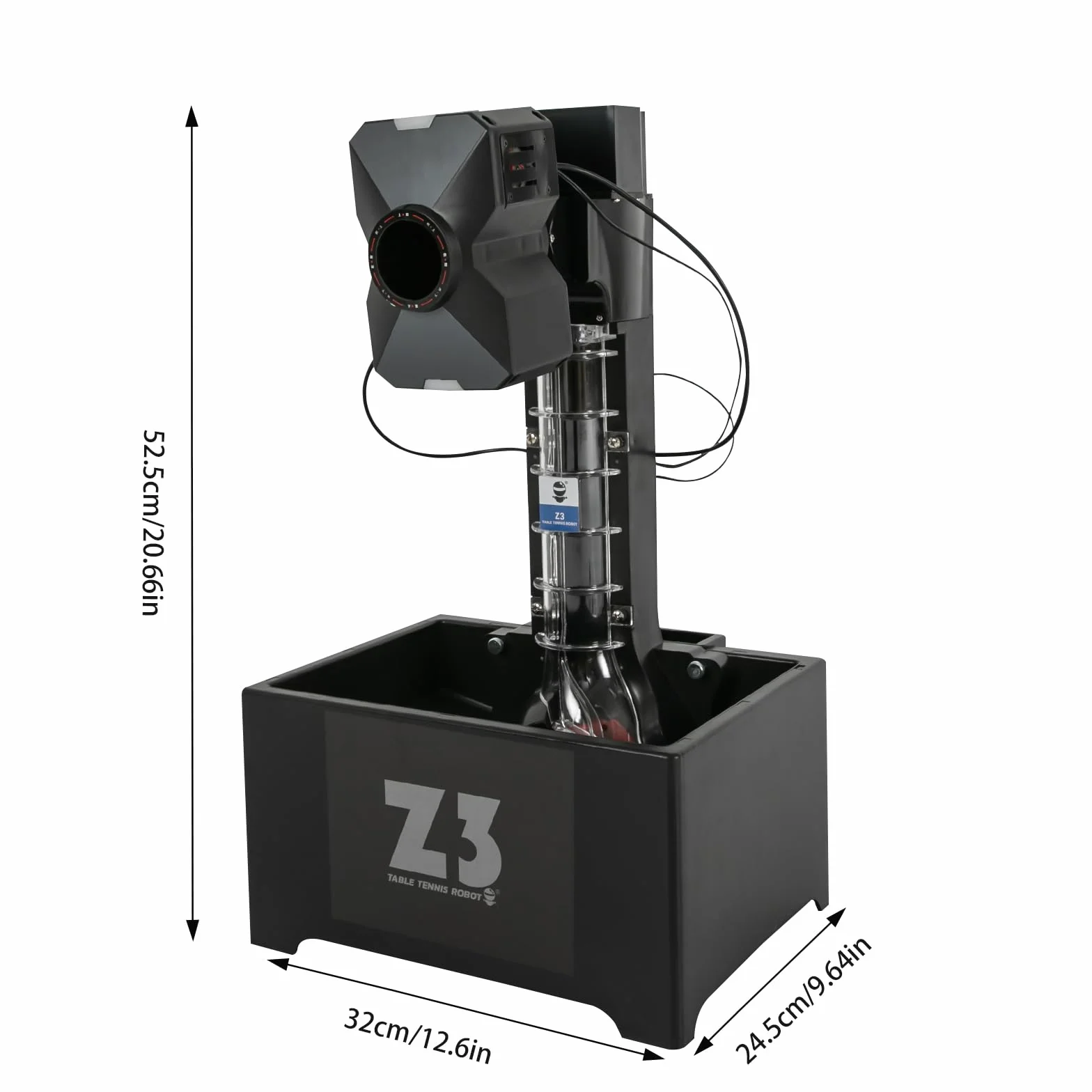 Lanciatore automatico con rete di raccolta per palloni da ping pong, con 100 palline in ABS, per ping pong, con rete, per palestre, scuole, centri di allenamento