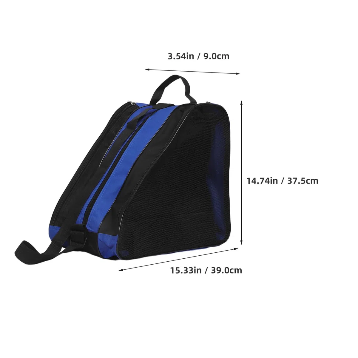 BESTonZON Borsa per Pattini a Rotelle 2 Pezzi, Grande Capienza | Tessuto Oxford Resistente alle Intemperie, Tracolla Regolabile e Scomparti Separati, per Bambine