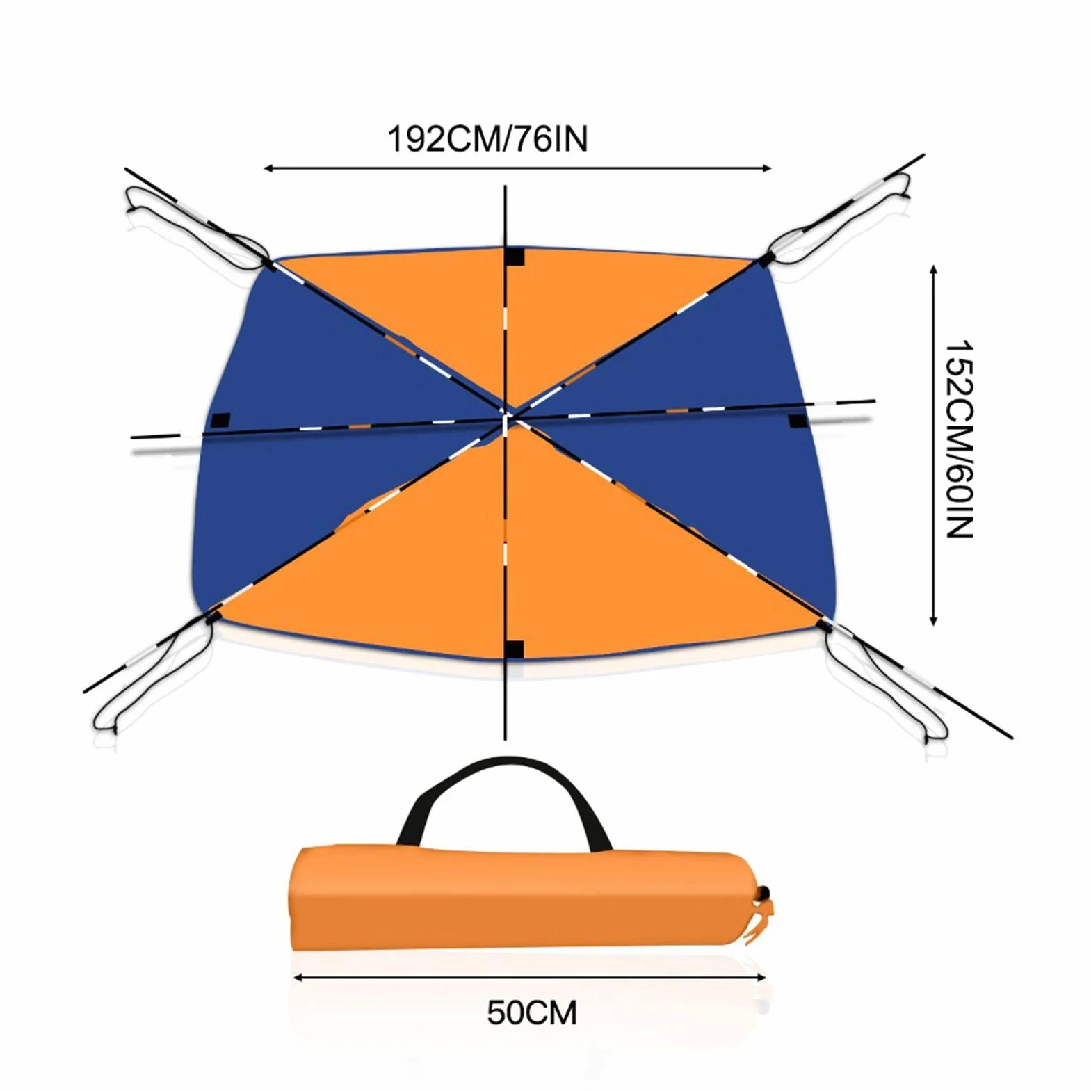 Tenda a baldacchino pieghevole per canoni da 4 a 5 persone, canotto da 4 a 5 persone, canopy, tendone parasole per attività sportive acquatiche