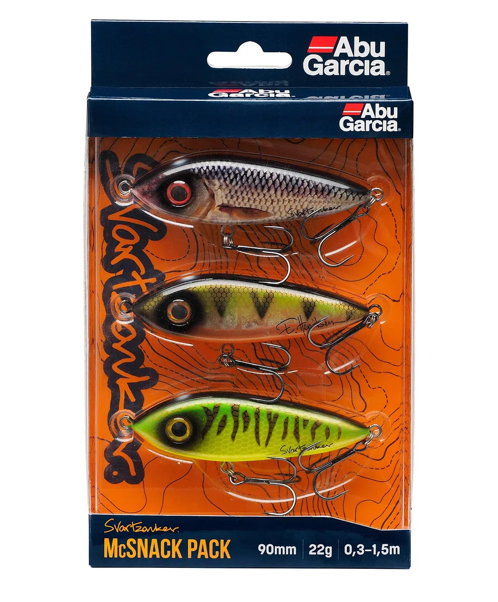 Abu Garcia Svartzonker Mcsnack, Hard Bait Unisex Adulto, Assorted, 90 mm