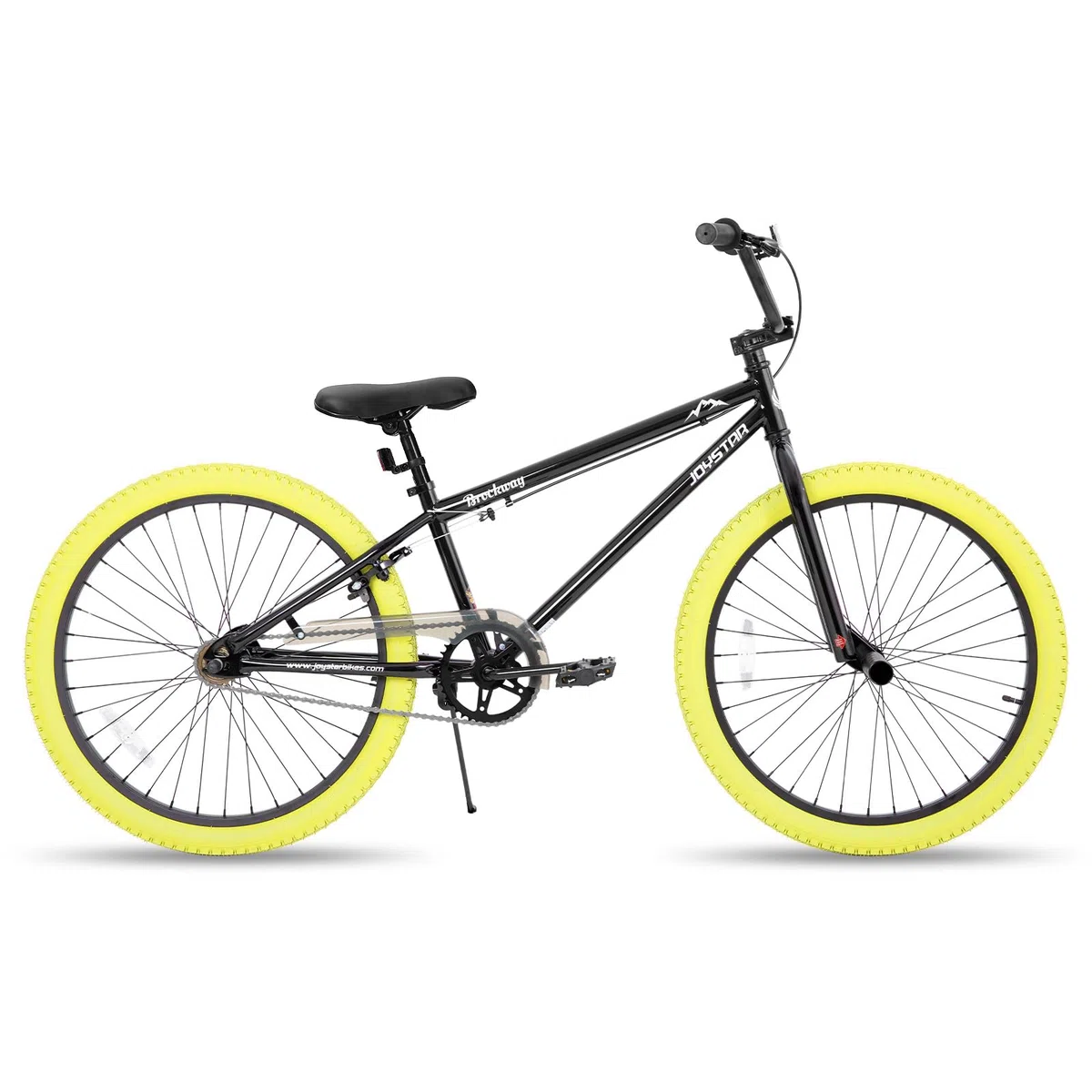 JOYSTAR Gemsbok Bicicletta BMX freestyle da 24 pollici per bambini dai 11 agli 14 anni, biciclette da 24 pollici per bambini, gialla