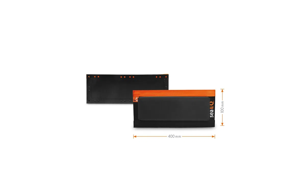 Parabordi per banchina, parabordo per pontile DF 40/10 nero