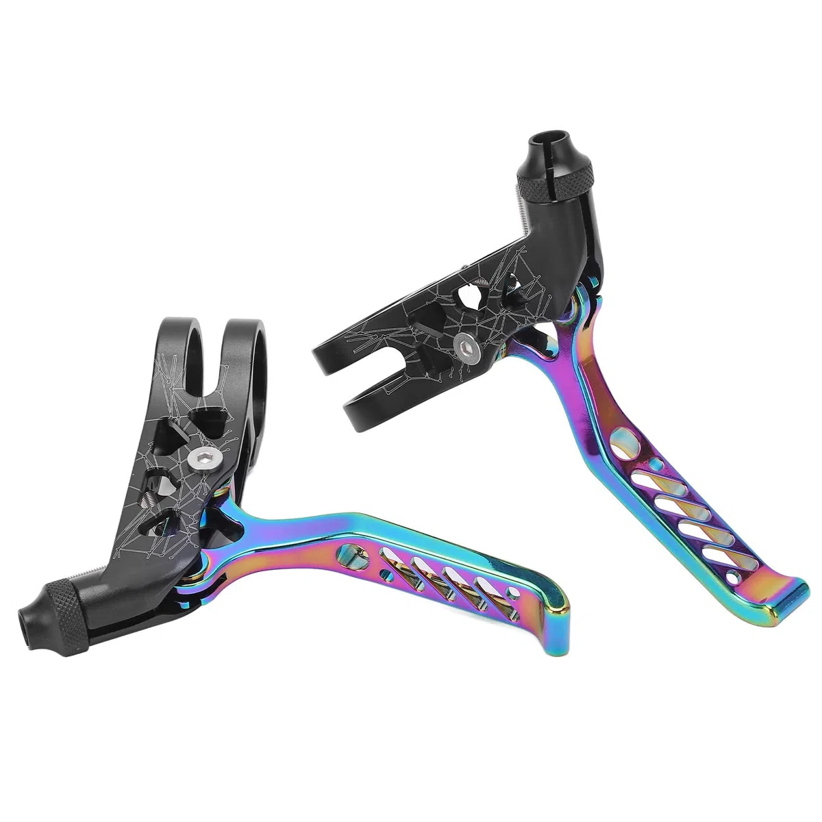 Maniglia del Freno della Bici in Lega di Alluminio Leggera per 3sixty 1 Paio di Leve (COLORFUL)